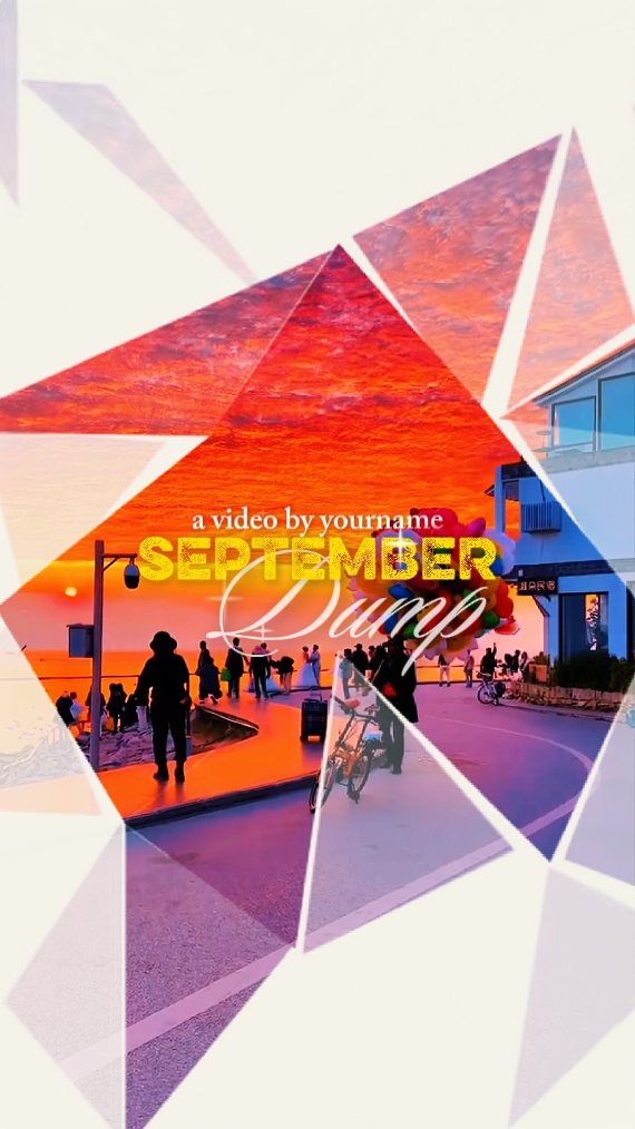 capcut template cover