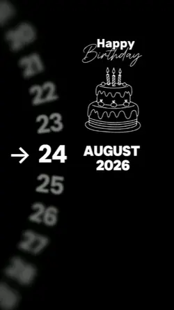 HBD 24 August