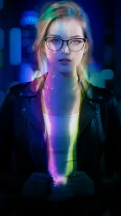 efek neon