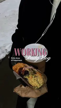 Working day vlog