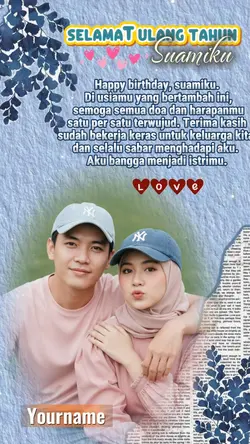 hbd suamiku 
