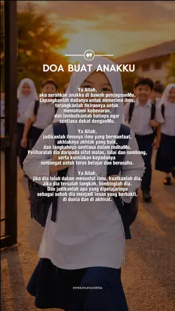Doa buat anakku