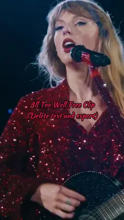 all too well clip