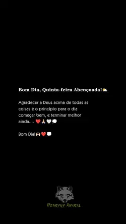 Bom Dia, Quinta 