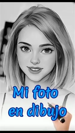Mi foto en dibujo 