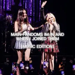 music fandoms!
