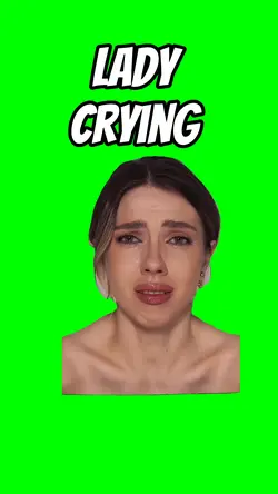 Lady crying 