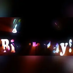 Flashy Birthday