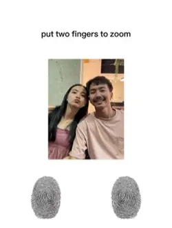 put two fingers