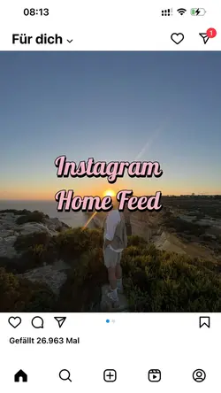 Instagram Home Feed