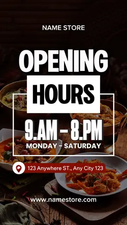 OPENING HOURS