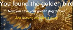 Golden bird