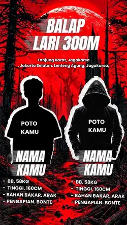 Template balap lari