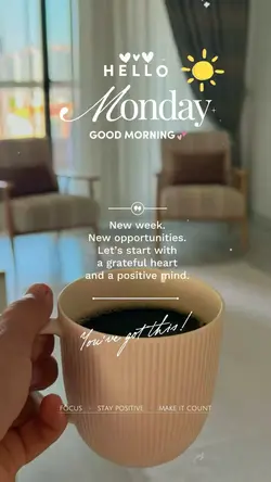 Hello Monday 🌞
