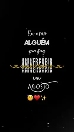 Aniversário Agosto 