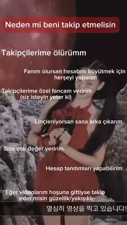 Takip etmelisin