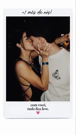 +1 mês de nós! 💗