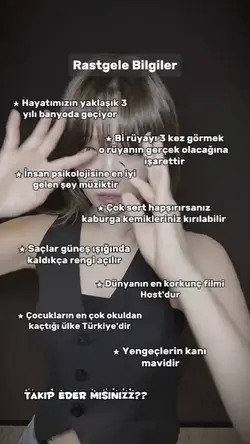 rastgele bilgi