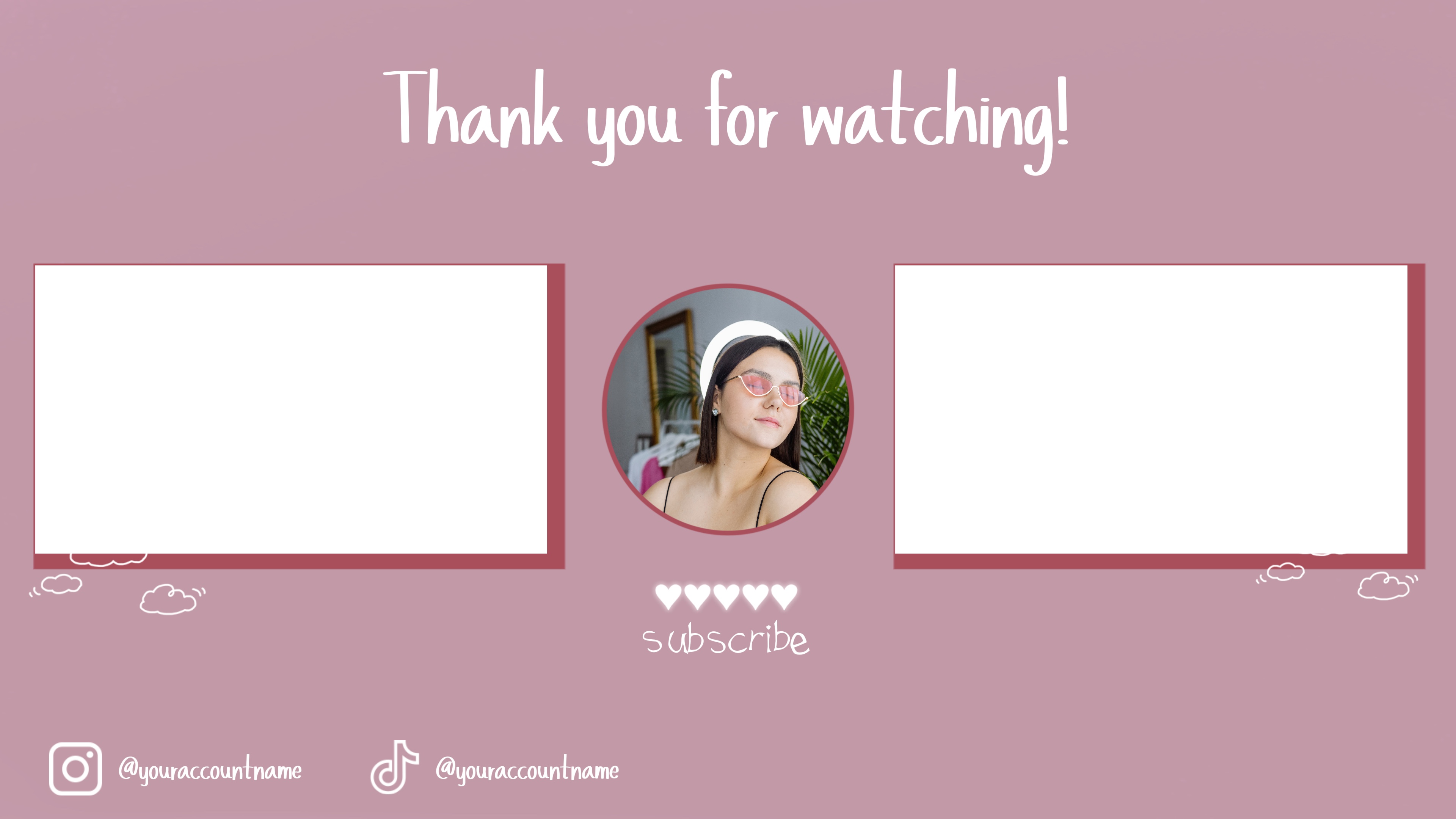 Outro Video With Picture Templates - Pippit
