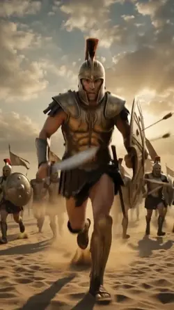 Spartan troops