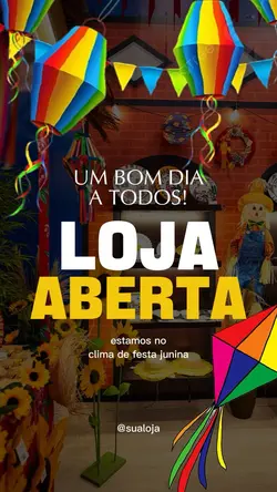 festa junina loja