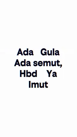 HBD YA IMUT