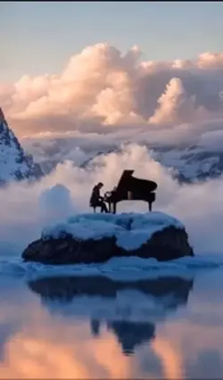 Playing piano 