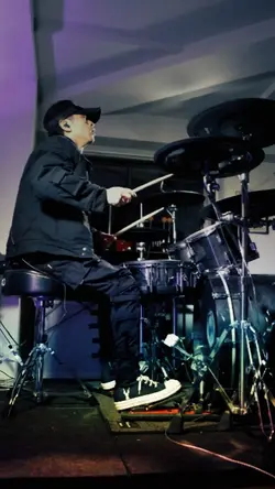 guitar and drums