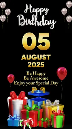 Birthday 5 August
