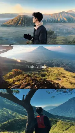 Nature Hiking Moment
