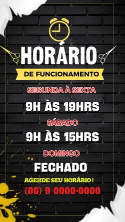 Horário barbearia