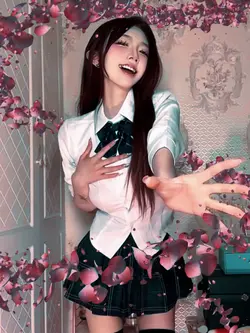 3D花瓣环绕 | 酷姐的专属气场