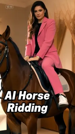AI Horse woman 