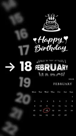 18 FEB BIRTHDAY