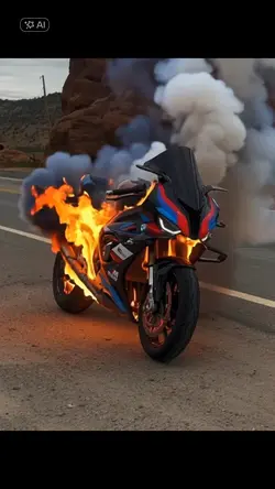 motorcycle burns