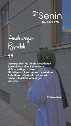 Senin 14/07/2025