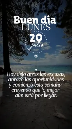 Lunes 20/07 buen día