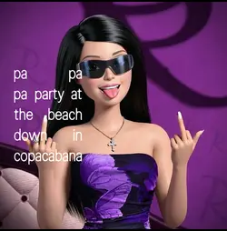 party at the beach