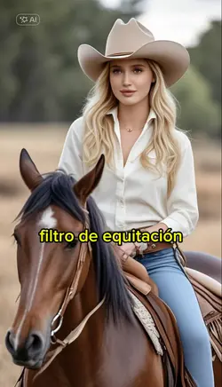 montando a caballo