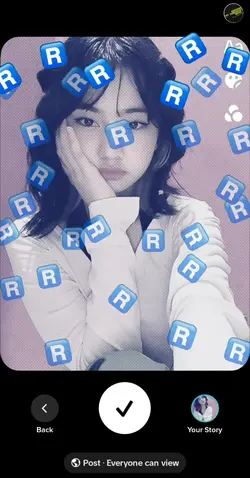 letter R tiktokstory