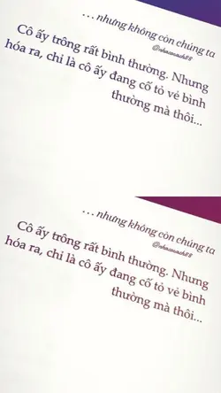 Chỉ là cô ấy đang 