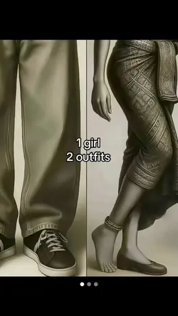 1 girl 2 outfits
