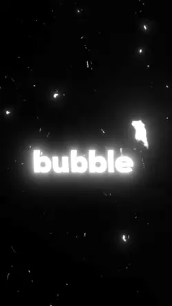 in a bubble