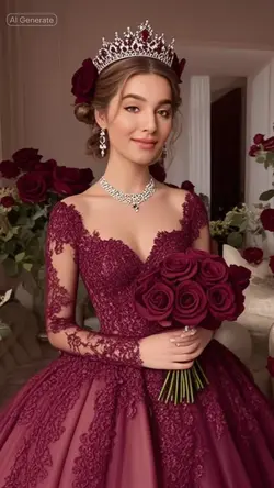 Wedding red dress 👗 