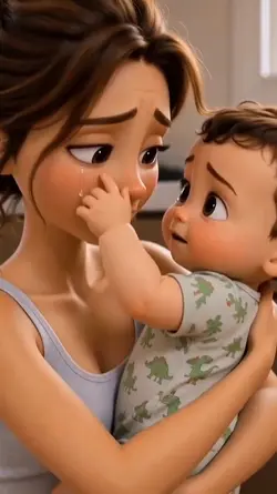 mom and son