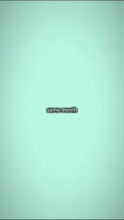 same month