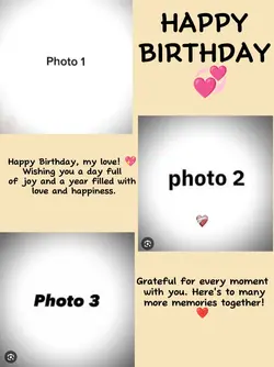 Birthday template