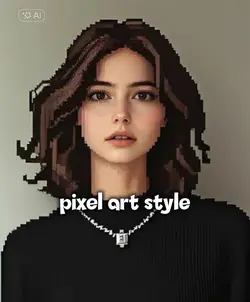 pixel art style
