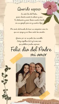 Feliz día del padre 