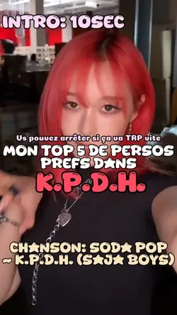 Mes prefs dans KPDH💗